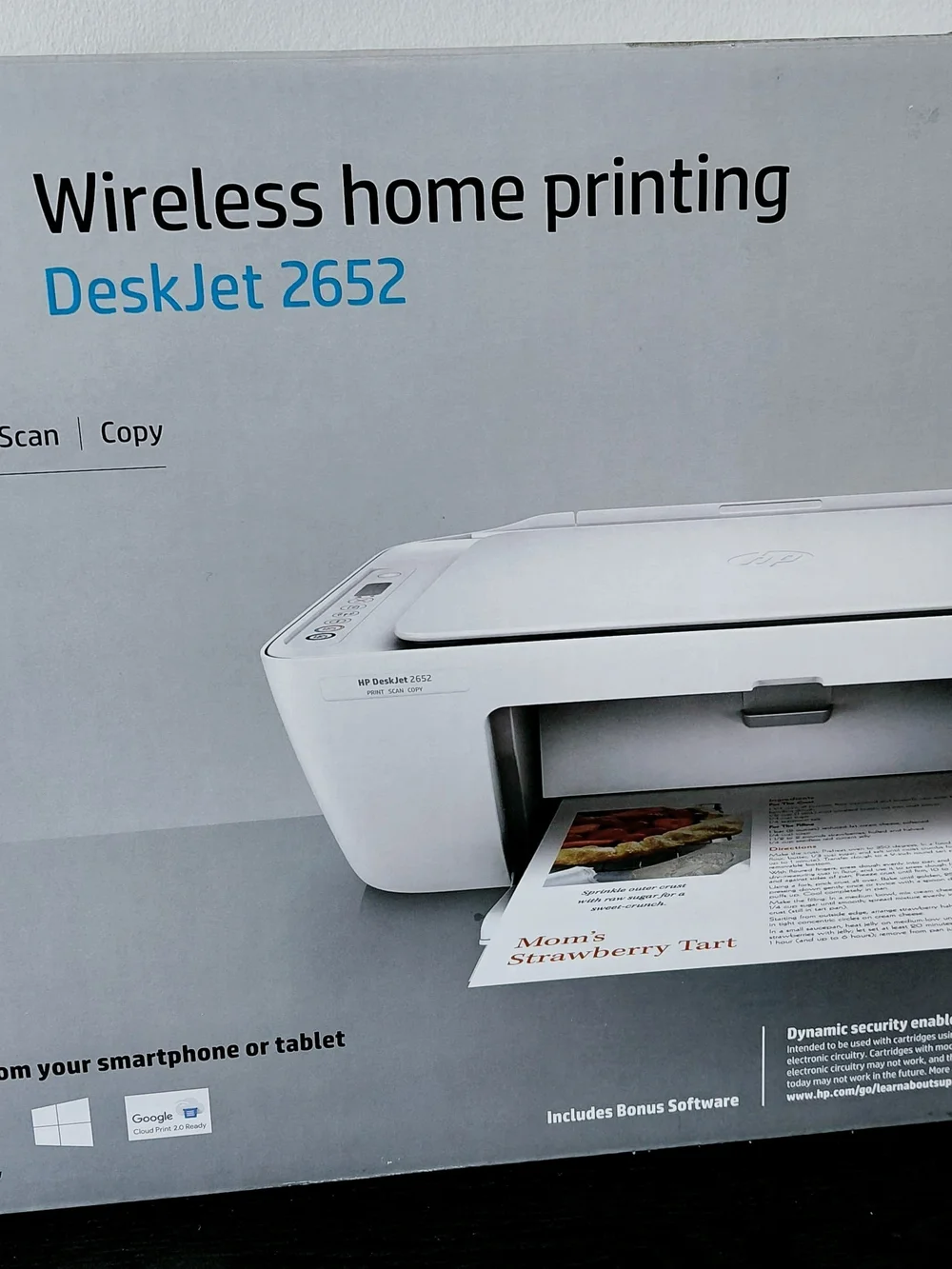 HP DeskJet 2652 All-in-One Wireless Printer
